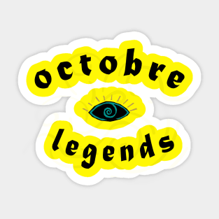 october legends Sticker